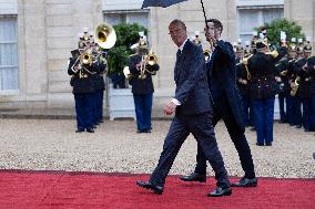 State diner with Brazilian President at the Elysee - Paris
