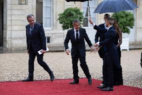 State diner with Brazilian President at the Elysee - Paris