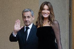 State diner with Brazilian President at the Elysee - Paris