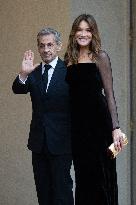 State diner with Brazilian President at the Elysee - Paris
