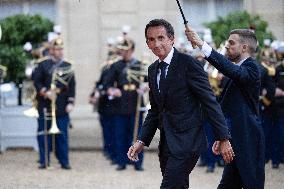 State diner with Brazilian President at the Elysee - Paris