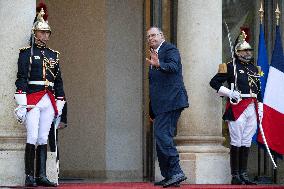 State diner with Brazilian President at the Elysee - Paris