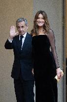 State diner with Brazilian President at the Elysee - Paris