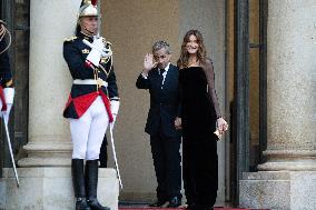 State diner with Brazilian President at the Elysee - Paris