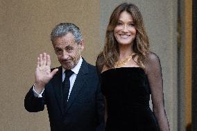 State diner with Brazilian President at the Elysee - Paris