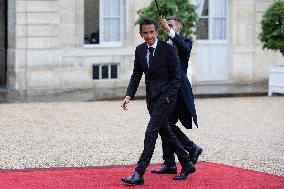 State diner with Brazilian President at the Elysee - Paris