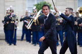 State diner with Brazilian President at the Elysee - Paris