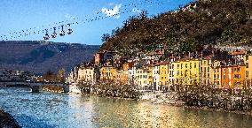 Illustration - The Alps in Summer