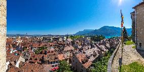 Illustration - The Alps in Summer