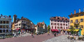 Illustration - The Alps in Summer