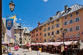 Illustration - The Alps in Summer