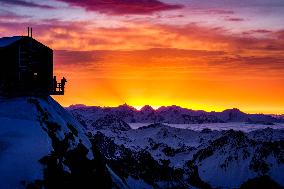 Illustration - The Alps in Summer