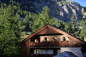 Illustration - The Alps in Summer