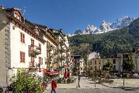 Illustration - The Alps in Summer
