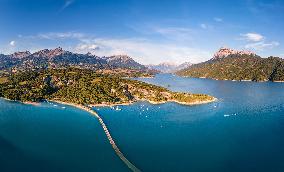 Illustration - The Alps in Summer