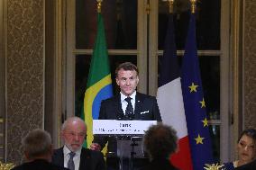 Macron Hosts Lula da Silva at Elysée Palace for State Banquet - Paris