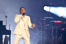 John Legend Performs At The Adidas Arena - Paris
