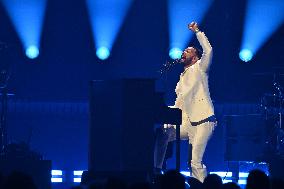 John Legend Performs At The Adidas Arena - Paris