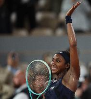 French Open - Semi-final - Lois Boisson v Coco Gauff