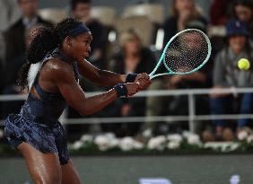 French Open - Semi-final - Lois Boisson v Coco Gauff