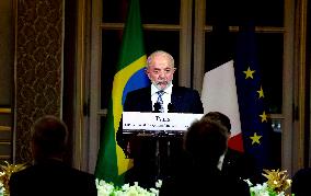 Macron Hosts Lula da Silva at Elysée Palace for State Banquet - Paris
