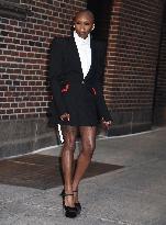 Cynthia Erivo At The Late Show - NYC