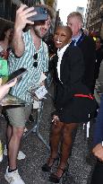 Cynthia Erivo At The Late Show - NYC