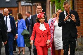 NATIONAL DAY 2025 ROYAL COUPLE VISITS GLASSBLOWING SCHOOL