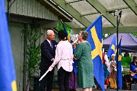 NATIONAL DAY 2025 ROYAL COUPLE VISITS NYBRO