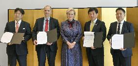 Hydrogen engine project between Japanese and Belgian firms