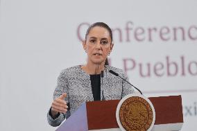 President Claudia Sheinbaum Holds Briefing - Mexico
