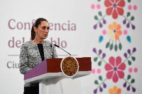 President Claudia Sheinbaum Holds Briefing - Mexico