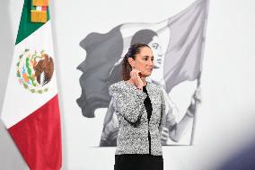 President Claudia Sheinbaum Holds Briefing - Mexico