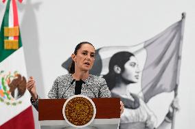 President Claudia Sheinbaum Holds Briefing - Mexico