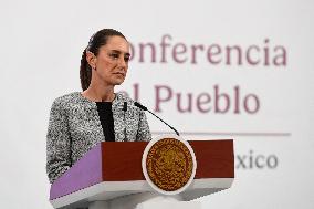 President Claudia Sheinbaum Holds Briefing - Mexico