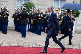 State diner with Brazilian President at the Elysee - Paris