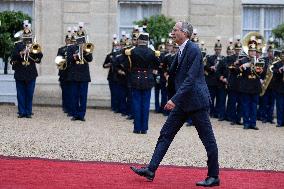State diner with Brazilian President at the Elysee - Paris
