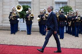 State diner with Brazilian President at the Elysee - Paris