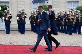 State diner with Brazilian President at the Elysee - Paris