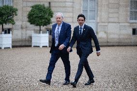 State diner with Brazilian President at the Elysee - Paris