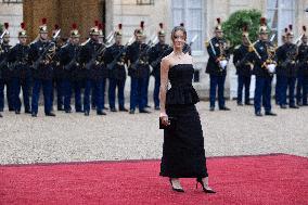 State diner with Brazilian President at the Elysee - Paris