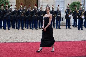 State diner with Brazilian President at the Elysee - Paris