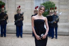 State diner with Brazilian President at the Elysee - Paris