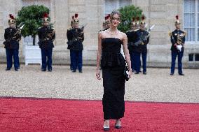 State diner with Brazilian President at the Elysee - Paris