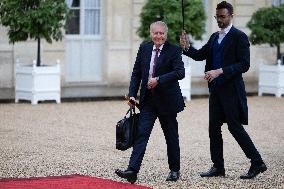 State diner with Brazilian President at the Elysee - Paris
