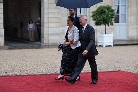 State diner with Brazilian President at the Elysee - Paris