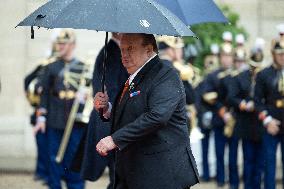 State diner with Brazilian President at the Elysee - Paris