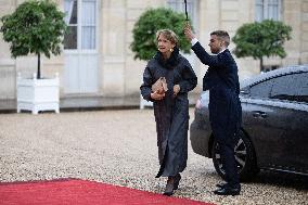 State diner with Brazilian President at the Elysee - Paris