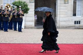 State diner with Brazilian President at the Elysee - Paris