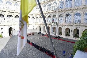 Pope Leo XIV Meets Italian President Sergio Mattarella - Vatican